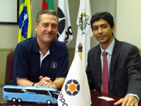 Rádio Ônibus na Marcopolo